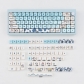 Cow 104+37 MOA Profile Keycap Set Cherry MX PBT Dye-subbed for Mechanical Gaming Keyboard